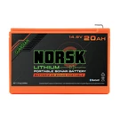 Norsk Fishing 14.8V 20AH Lithium-ion Battery With Charger. Fixed Price $199.99.