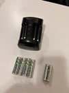 Energizer Pro Charger For Aaa & Nimh + 4 2000 Mah Rechargeable Batteries. Fixed Price $20.00.