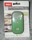 Rca Home Led Nightlight Charger, Plug & Charge, Green, USBNL4R. Fixed Price $13.50.