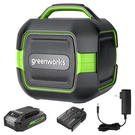 Greenworks Powerall 24V Outdoor Bluetooth Portable Speaker With 2AH Battery. Fixed Price $112.99.