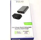 Zgear PB-U10KD02AAC-GY 10,000MAH High Capacity Power Battery Bank. Fixed Price $19.90.
