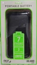 Liquipel Powertek 20,000 Mah Portable Fast Charger Bank (black). Fixed Price $34.95.
