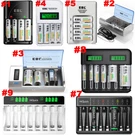 Ebl 4 Slots / 8 Lcd Rechargeable Battery Charger For Ni-mh Ni-cd Aaa. Fixed Price $16.19.