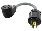 Flexible Ev Charging Adapter For Tesla Nema L15-30P To 14-50 By Ac Works. Fixed Price $58.99.