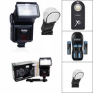Pro Vivitar Flash + Remote Charger Batteries For All Nikon Dslr Cameras. Fixed Price $75.39.
