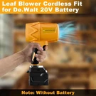 Small Handheld Leaf Blower Cordless Fit For De.walt, 125-MPH 430-CFM, Battery.... Fixed Price $30.95.