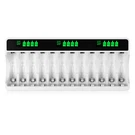 Hiquick 12 Slots Led Battery Charger For Aaa Rechargeable Batteries &type. Fixed Price $16.99.