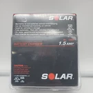 Solar 1002 1.5 Amp 12-VOLT Battery Charger, Tender Fully Automatic- New. Fixed Price $34.99.