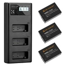 K&f Concept LP-E17 Battery 3-SLOT Lcd Charger For Canon Eos R100 R50 Rp R8 M3. Fixed Price $42.99.