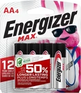Energizer Aa Batteries, Max Double Battery Alkaline, 4 Count. Fixed Price $6.99.