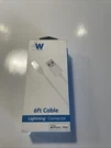 Just Wireless Cable 6FT Iphone Charger Apple. Fixed Price $6.99.