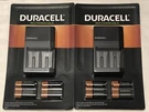 2-PACK) Duracell Rechargeable Batteries Value Charger Set W/ 6 & Aaa Nimh. Fixed Price $54.87.