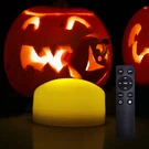 1 Piece Flameless Candles Halloween Pumpkin Battery Operated Lights With Timer. Fixed Price $11.99.