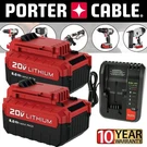 2PACK For Porter Cable Volt Lithium Battery /charger Max PCC680L PCC685L. Fixed Price $169.00.