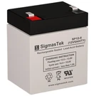 12V 5AMP Battery Replacement For Mighty Max ML5-12 By Sigmastek Sla Rechargeable. Fixed Price $16.99.