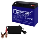 Mighty Max ML18-12 Gel 12V Ah Int Sla Agm Battery + 4AMP Charger. Fixed Price $64.99.