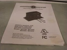 Minn-kota Owners Manual Onboard Chargers MK230D MK345D MK440D MK460D 4-5-4. Fixed Price $10.95.