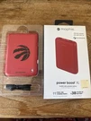 Mophie Power Boost Xl Portable Battery 10,400MAH, Dual Usb (toronto Raptors). Fixed Price $25.00.