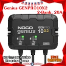 Noco GENPRO10X2 2-BANK 20A Onboard Battery Charger 12V Lithium Lead-acid Marine. Fixed Price $230.95.