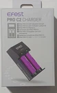 Efest Pro C2 Led Indicator Smart Charger For Li-ion Batteries 10440-26650. Fixed Price $18.99.