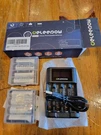 Deleepow Rechargeable Ni-mh Batteries (8 Pack) With Lcd Smart Fast Charger. New.. Fixed Price $39.99.