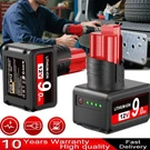 2X For Milwaukee M12 12V Lithium 9.0AH Extended Capacity Battery 48-11-2401. Fixed Price $18.99.