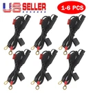 2FT Battery Terminal Ring Sae Connector Harness Charger Cable Extension Cord Lot. Fixed Price $9.89.