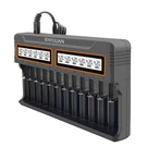 18650 Battery Charger, Senyulian 12 Bays Smart Universal Lcd Neutral. Fixed Price $80.55.