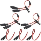 6 Pcs Sae Y Splitter Extension Cable Quick Disconnect Connector Dc Power .... Fixed Price $17.00.