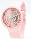 Swiss Swatch Big Bold C-pink Silicone Visible Movement 47MM SB03P100 $145. Fixed Price $123.25.