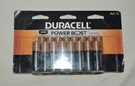 Duracell Aa Alkaline Batteries Power Boost Dated 16 Each 03/2034. Fixed Price $7.95.