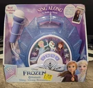 New! Disney Frozen Sing Along Boom Box Bluetooth Speaker W/ Microphone. Fixed Price $12.99.