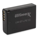 Replacement Battery For Canon LP-E10 LPE10 1600MAH By Ultimaxx. Fixed Price $12.95.
