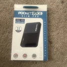 Pocket Juice Slim Pro Dual Usb Charger Battery Bank Nib. Fixed Price $22.99.