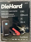 Diehard Platinum DH0170 Jump Starter 2,000 Amp Usb New Box. Fixed Price $76.44.