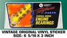Federal-mogul Engine Bearings Vintage Original Vinyl Decal Sticker Performance. Fixed Price $7.33.