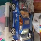 Flash Touring Car Rc Model Blue Plastic With Baronage Decals, Spoiler. Fixed Price $37.76.