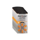 60 Rayovac Extra Hearing Aid Batteries Size: 13 + Battery Caddy. Exp 2029. Fixed Price $17.01.