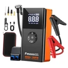 Jump Starter With Air Compressor, 4000A 180PSI, Portable Car Battery Orange. Fixed Price $72.23.