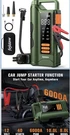 With Air COMPRESSOR,5000A Car Battery Jumper Starter, 16000MAH. Fixed Price $100.00.