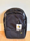 Brand New Case Logic 17" Laptop Backpack, Black With Gray Accent, VNB217. Fixed Price $32.00.