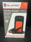 Allstart Micro-boost 500AMP Jump Starter Portable Power Unit Quick Charge Device. Fixed Price $54.99.
