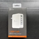J5CREATE 130W Gan Usb-c 4-PORT Charger JUP43130 Devices Once. New. Fixed Price $35.00.