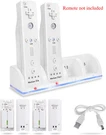 Rechargeable 2/4 Battery Charger Dock Station Pack For Nintendo Wii/wii U Remote. Fixed Price $12.88.