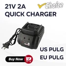 21V Battery Charger Universal Portable Electric Tool Charging Station Us. Fixed Price $9.80.