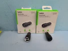 Belkin Boostcharge Dual Usb-a Car Charger 24W Black CCB001BTBK Pack. Fixed Price $24.99.