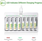 Ebl 9010 Aaa Battery Charger - Independent 8 Bay With High.... Fixed Price $20.75.