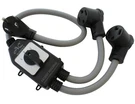 3FT 30A Nema 14-30P To Two 14-30R Y-cable Adapter With Switch By Ac Works. Fixed Price $169.99.