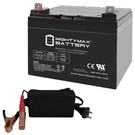 Mighty Max ML35-12 12V Ah, Nb Terminal, Sla Agm Battery + 4AMP Charger. Fixed Price $99.99.