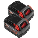 2X 8AH 18V For Milwaukee M18 Lithium Battery Extended 48-11-1852 48-11-1828. Fixed Price $52.81.